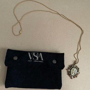 Virgins Saints and Angels Medallion Necklace